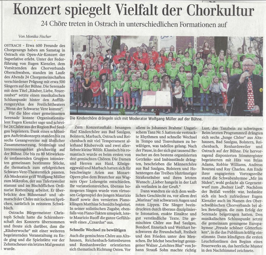 Schwäbische Zeitung 18.06.2018